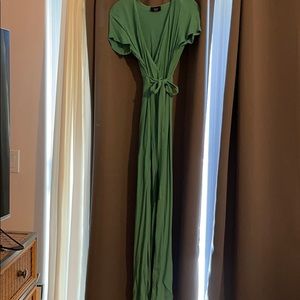 Vici wrap long dress